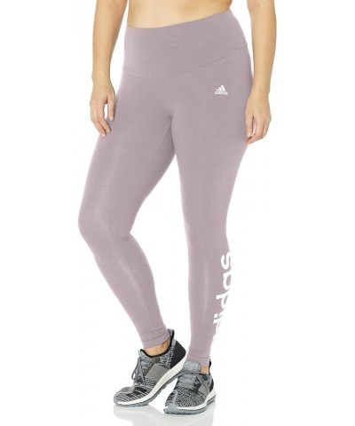 Women's Essentials High-Waisted Logo Leggings Preloved Fig $16.49 Activewear