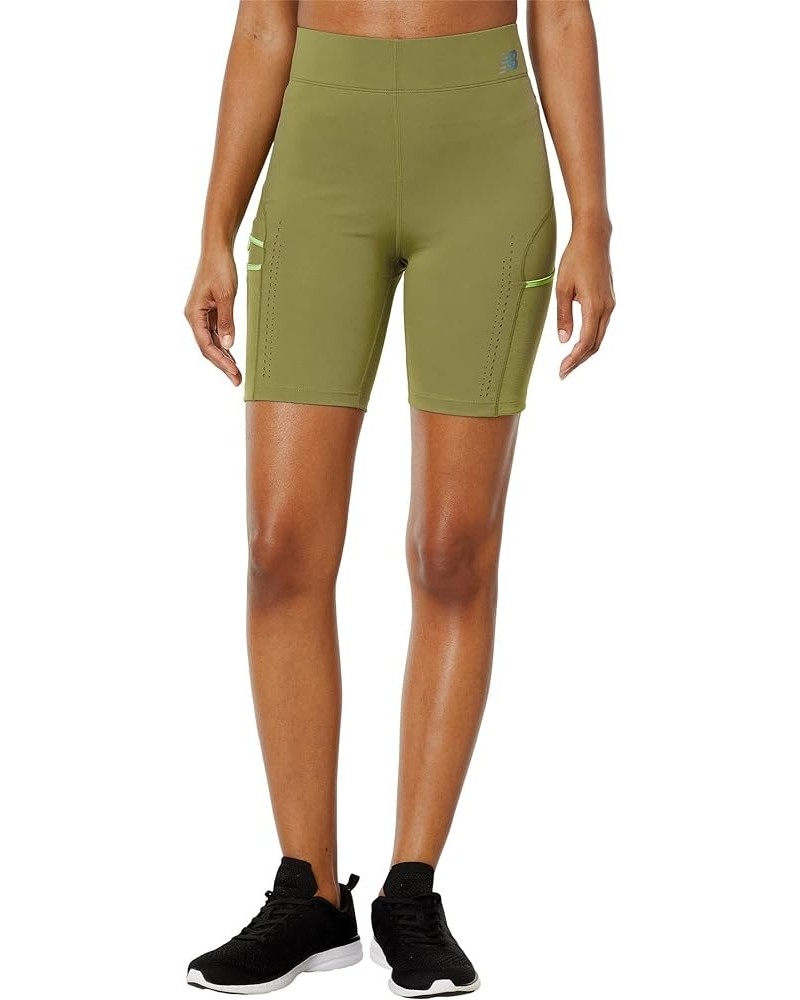 Women's Q Speed Utility Fitted Short Olive Leaf $18.82 Activewear