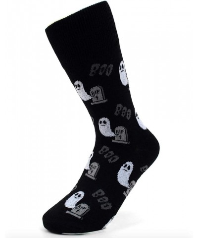 Urban-Peacock Women's Novelty Fun Crew Socks for Dress or Casual - Multiple Patterns Available! Halloween Ghosts - Black 1 $1...