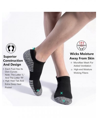 No Show Sports Compression Socks for Men and Women Circulation 4/8 Pack Large Black (4 Pairs) $14.49 Activewear