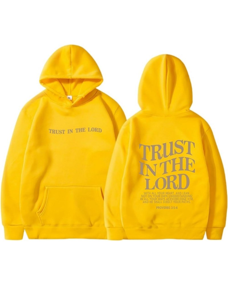 TRUST IN THE LORD Sweatshirt for Christian Jesus Loves You Christian Words Sweatshirt Woman Casual Streetwear Pullover Hoodie...