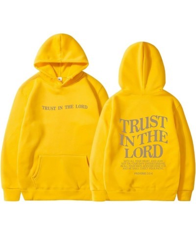 TRUST IN THE LORD Sweatshirt for Christian Jesus Loves You Christian Words Sweatshirt Woman Casual Streetwear Pullover Hoodie...