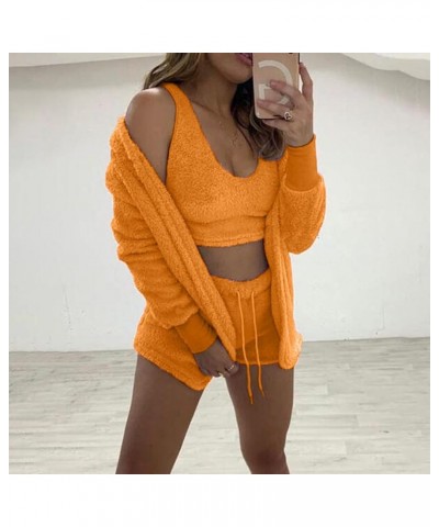 Women Long Sleeve Matching Pajamas Sets Matching Pajamas Nightgowns Sets for Women Matching Pajamas Sets W-754 Burnt Orange $...