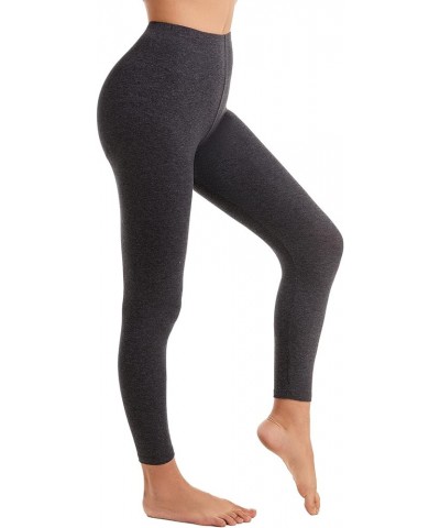 Thin Leggings for Women Yoga Pants Workout Leggings Full Length Soft 1 Pack Deep Grey $9.51 Leggings