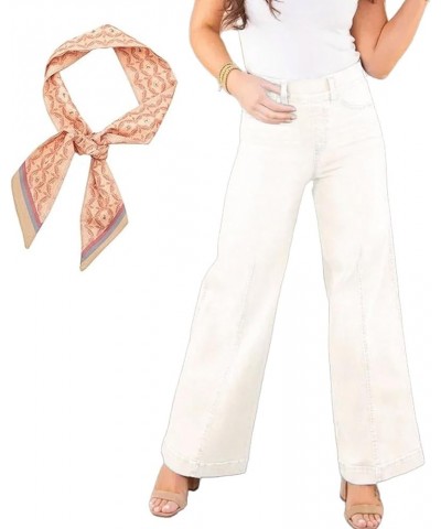 Wide Leg Jeans Woman, Oprah Jeans, Oprah's Favorite Jeans, Seamed Front Wide Leg Jeans White $28.31 Jeans