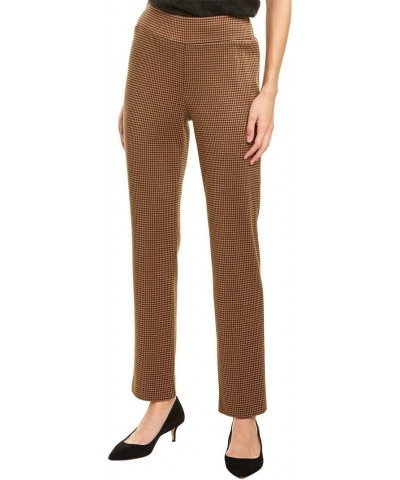 Women's Printed Trousers (4, Black/Caramel) $15.11 Pants