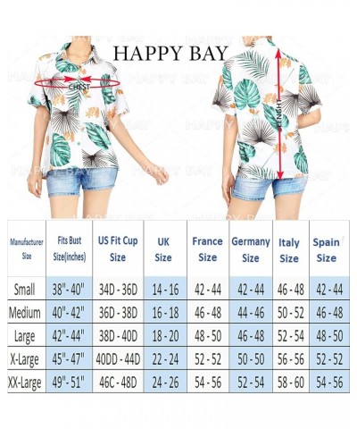 Women's Halloween Witch Shirts for Women Summer Short Sleeve Vintage Vacation Party Tops Button Down Blouse Shirt Neon Leaves...