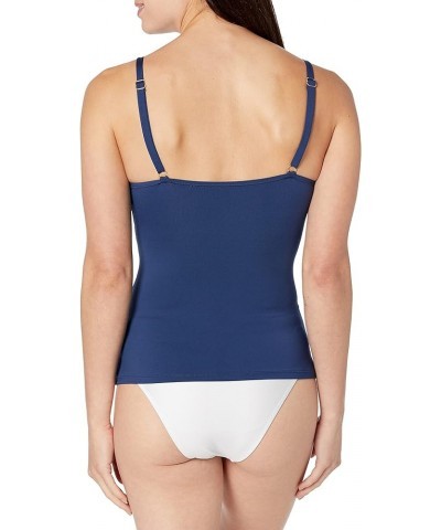 Women's Standard Twist Front Underwire Tankini Top Mdnt $13.82 Swimsuits