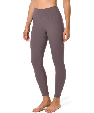 Women's High Waist Workout Leggings, No Front Seam Tummy Control Yoga Tight Pants 25 Dusty Purple $16.00 Leggings