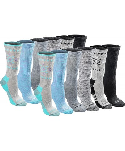 Women's Dri-tech Moisture Control Crew Socks Multipack Tribal (12 Pairs) $10.96 Socks