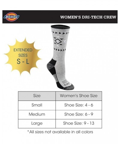 Women's Dri-tech Moisture Control Crew Socks Multipack Tribal (12 Pairs) $10.96 Socks