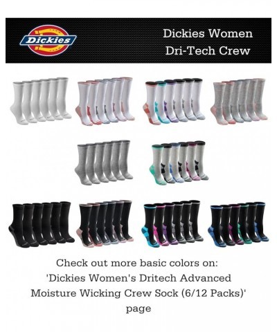 Women's Dri-tech Moisture Control Crew Socks Multipack Tribal (12 Pairs) $10.96 Socks