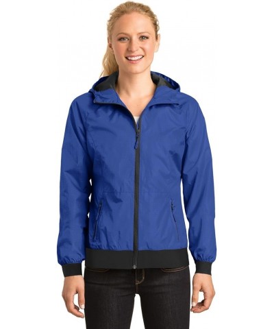 Sport Tek Women's Sport-Wick Stretchable Full-Zip Jacket True Royal/Black $25.37 Jackets