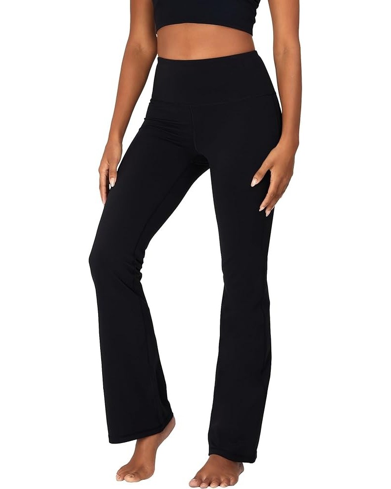 SoftFlex 25"/27"/29"/31"/35" Women's High-Rise Yoga Flare Leggings Bootcut Pants Black X-Small/25" Inseam Short $19.09 Active...