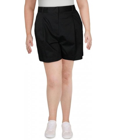 Womens Lined Above Knee Casual Shorts Black $9.23 Shorts