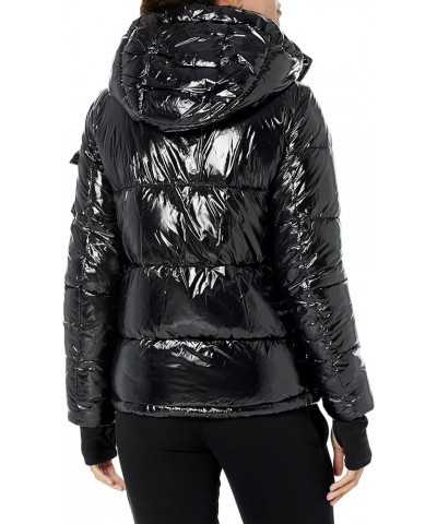 Women's Lacquer Ella Puffer Coat Onyx $43.60 Jackets